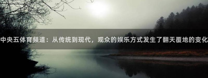 熊猫直播平台官网：中央五体育频道：从传统到现代，观众的娱乐方式发生了翻天覆地的变化